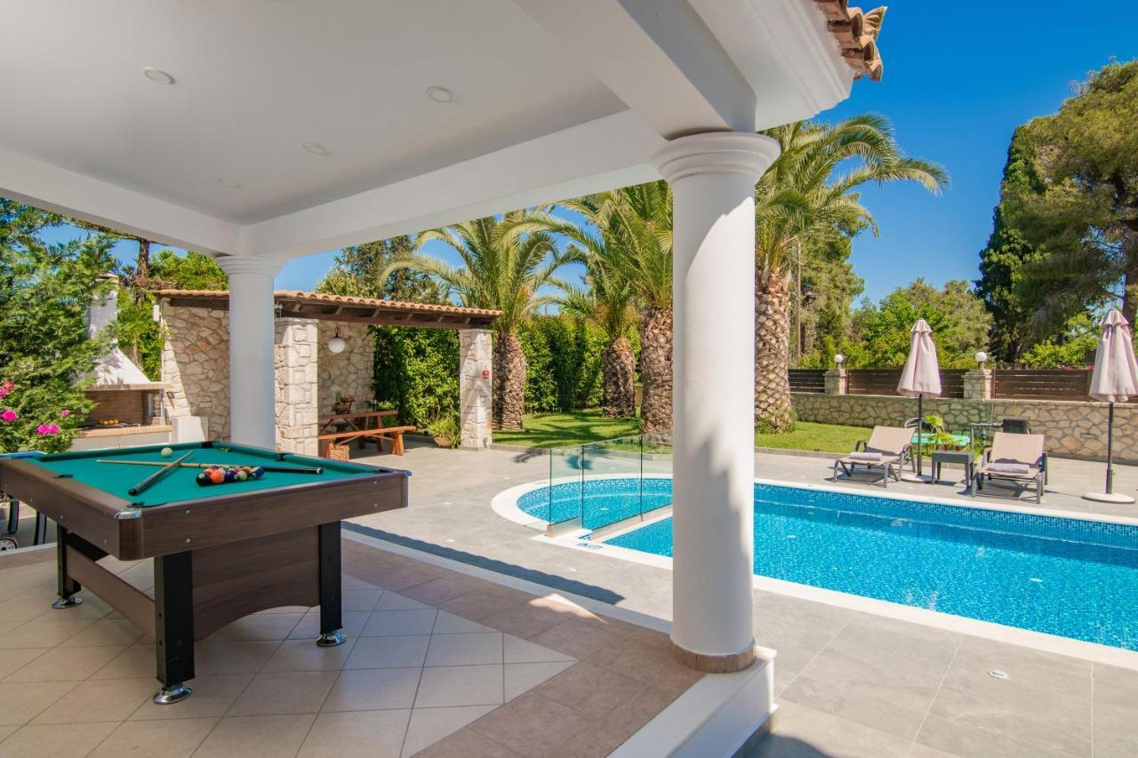 Luxury Villa Vanato & Pool Koukounariá Exteriör bild