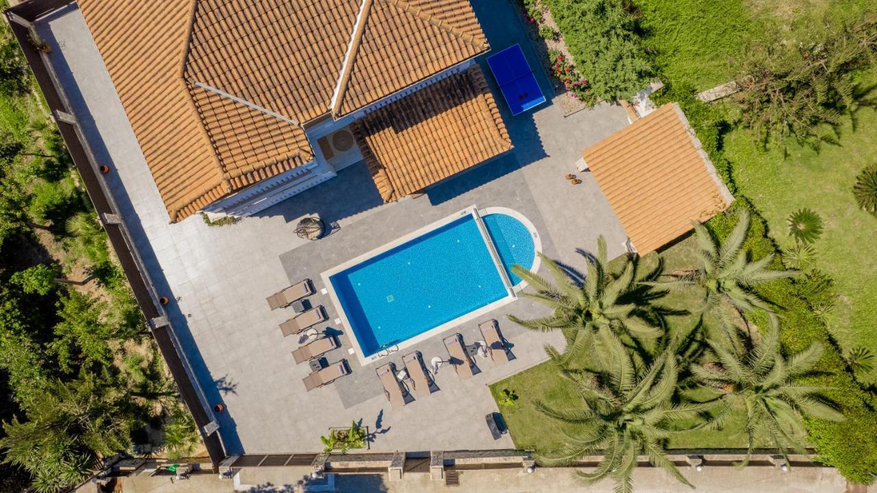 Luxury Villa Vanato & Pool Koukounariá Exteriör bild