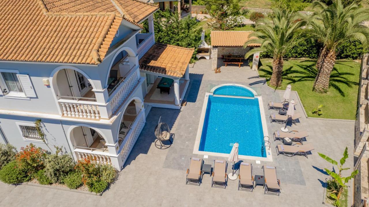 Luxury Villa Vanato & Pool Koukounariá Exteriör bild