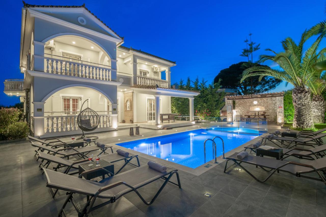 Luxury Villa Vanato & Pool Koukounariá Exteriör bild