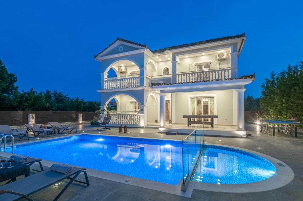 Luxury Villa Vanato & Pool Koukounariá Exteriör bild